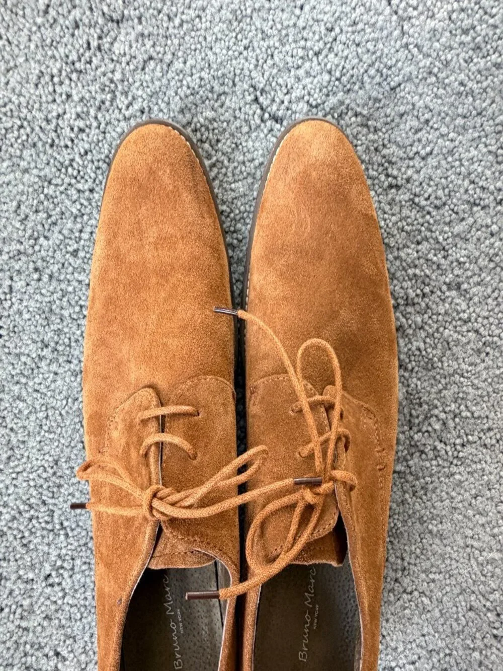 Bruno Marc of New York Men's Urban Suede Leather Oxfords- Size 12 - Excel. Cond.